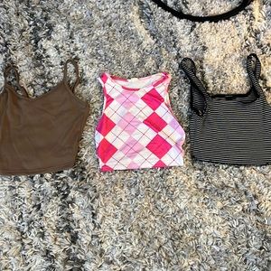 Lot of 3 crop tops